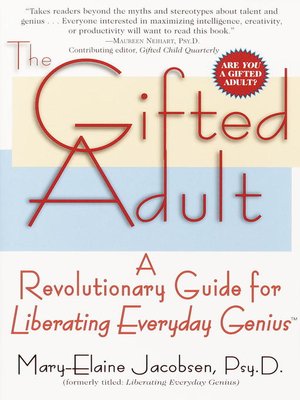 cover image of The Gifted Adult